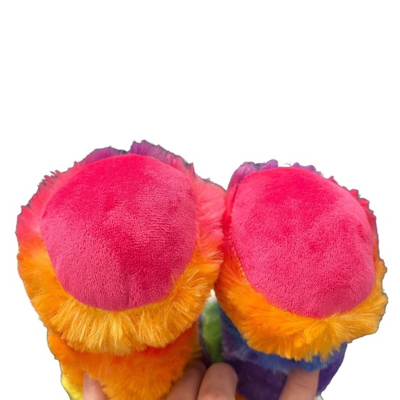 BUILD A BEAR Pop Of Color Panda Bear 16" Plush Tie Dye Rainbow - Picture 6 of 13